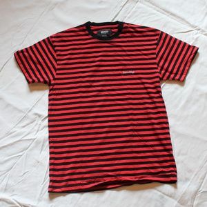 10 Deep YMD Striped T-Shirt - Red M